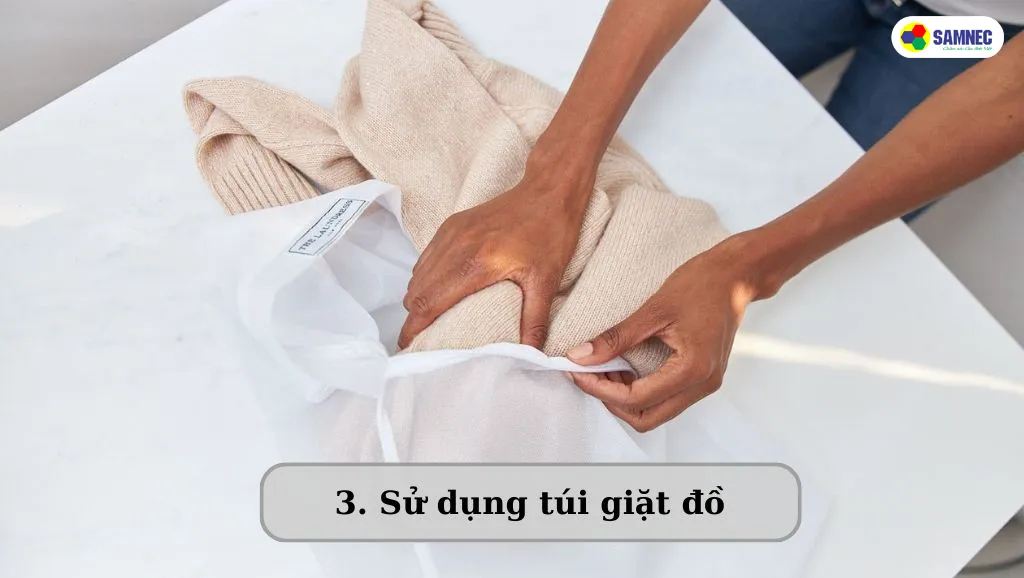 Mẹo giặt đồ nhanh chóng 3
