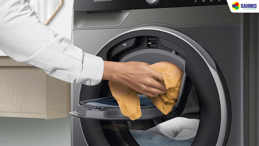 Đồ giặt phân bổ không đều khiến lồng giặt bị lệch