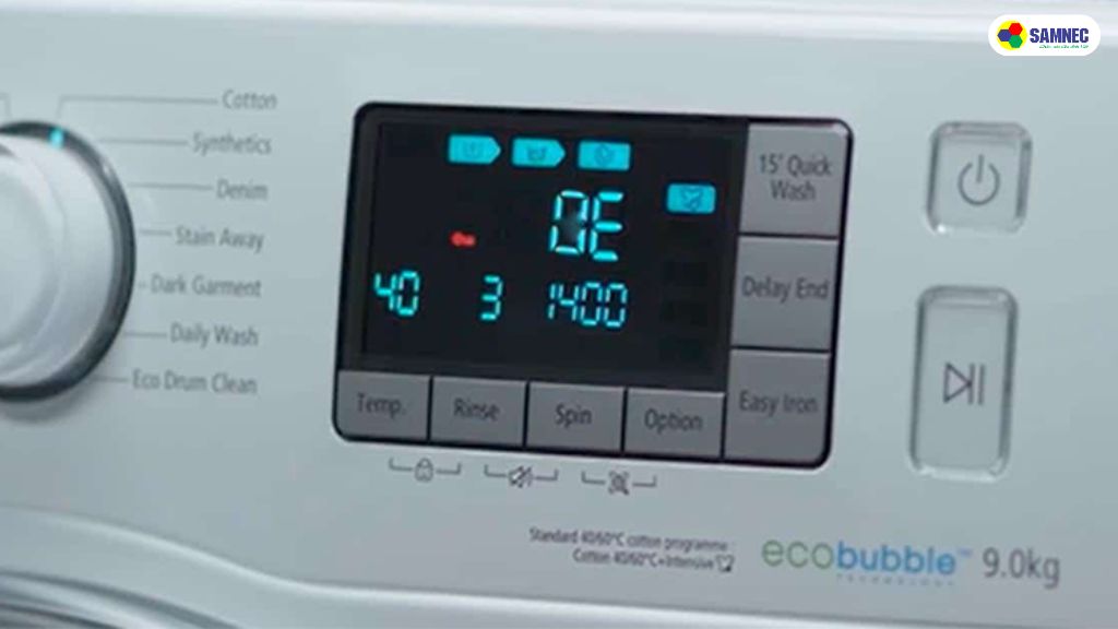 Lỗi OE máy giặt Samsung là gì
