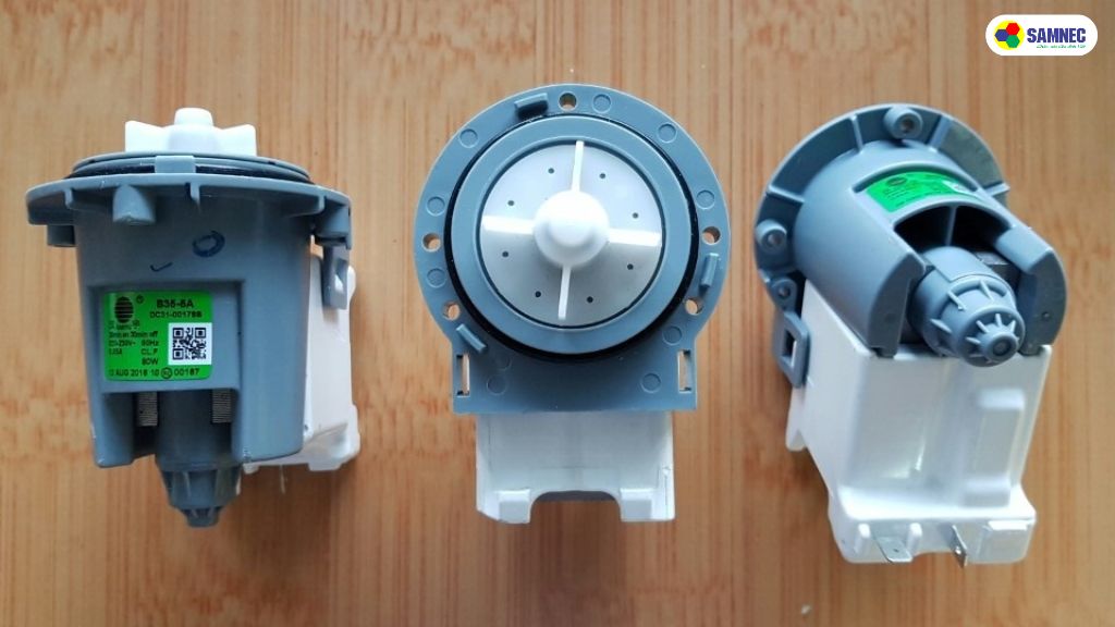 Bộ phận bơm xả của máy giặt