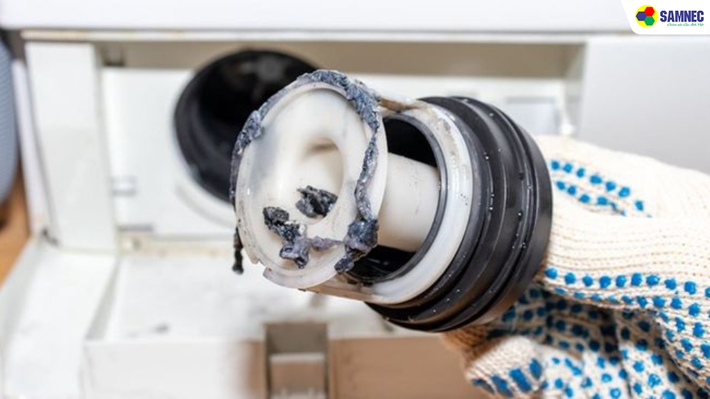 Bộ lọc của bơm thoát nước bị tắc