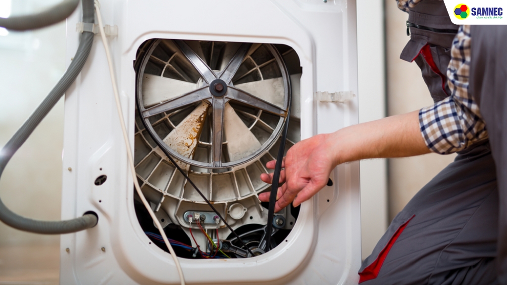 Dây curoa bị lỏng hoặc đứt