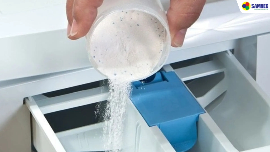 Điều chỉnh lượng bột giặt phù hợp