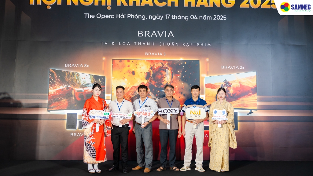 Hội nghị khách hàng Samnec - Sony 2025 vinh dự đón tiếp đông đảo khách mời
