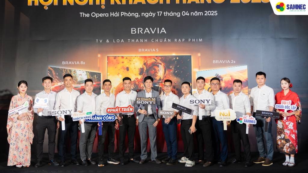 Hội nghị khách hàng Samnec - Sony 2025 vinh dự đón tiếp đông đảo khách mời