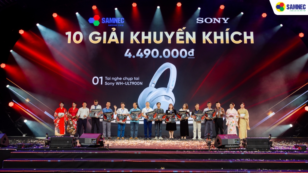 màn bốc thăm trúng thưởng với phần thưởng hấp dẫn