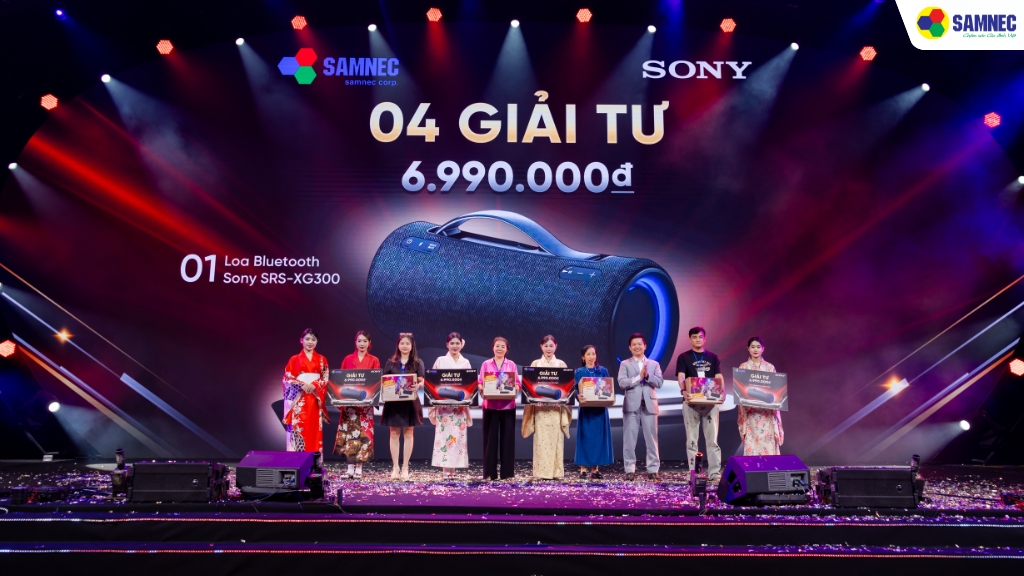 màn bốc thăm trúng thưởng với phần thưởng hấp dẫn