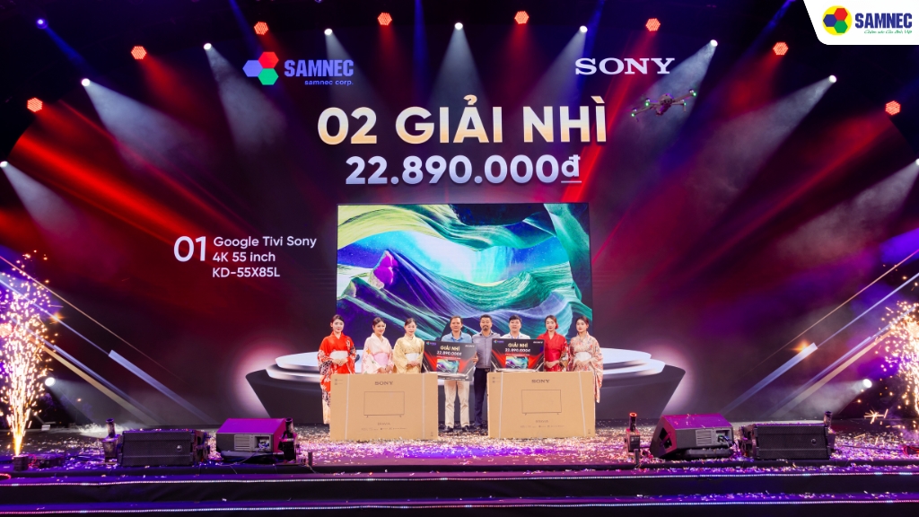 màn bốc thăm trúng thưởng với phần thưởng hấp dẫn