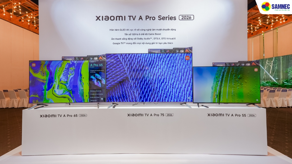 Xiaomi TV A Pro Series 2026 được nâng cấp toàn diện