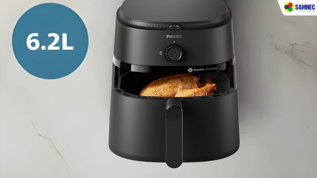 Thiết kế nồi chiên không dầu Philips NA130/00