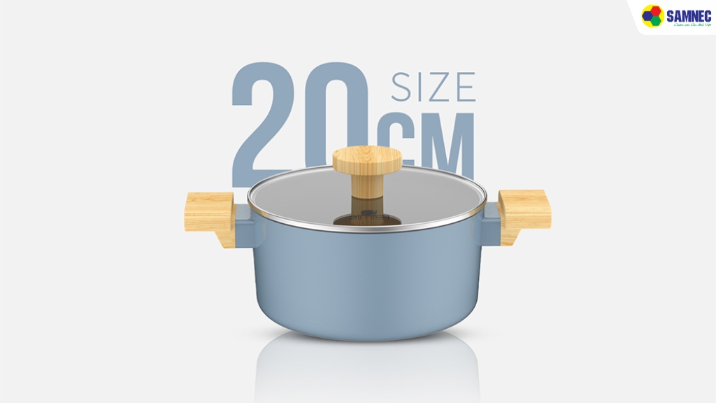 nồi chống dính vân gỗ Elmich Nature EL-5206MG20