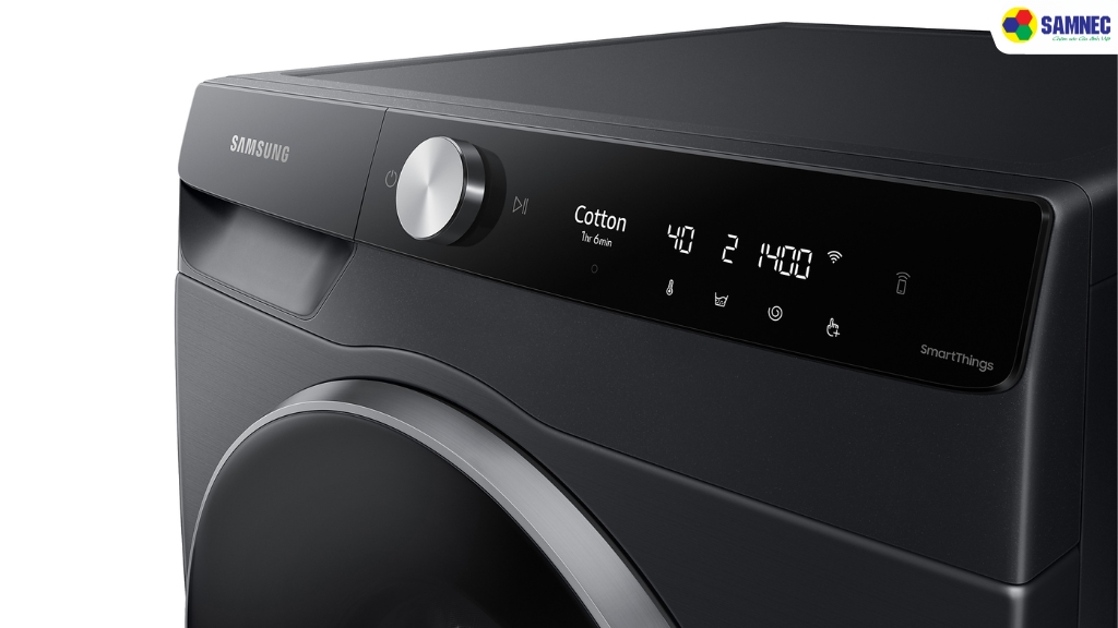 Thiết kế máy giặt Samsung AI EcoBubble Inverter 12 kg WW12CGP44DSBSV