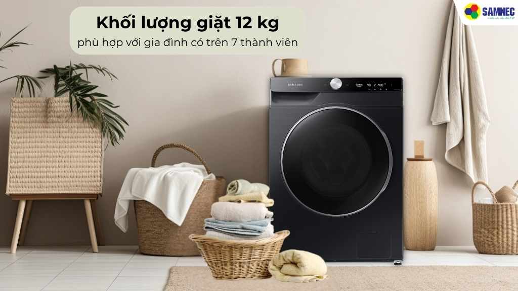 Khối lượng giặt 12 kg