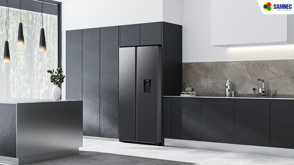 Tủ lạnh Samsung có thiết kế phẳng hiện đại