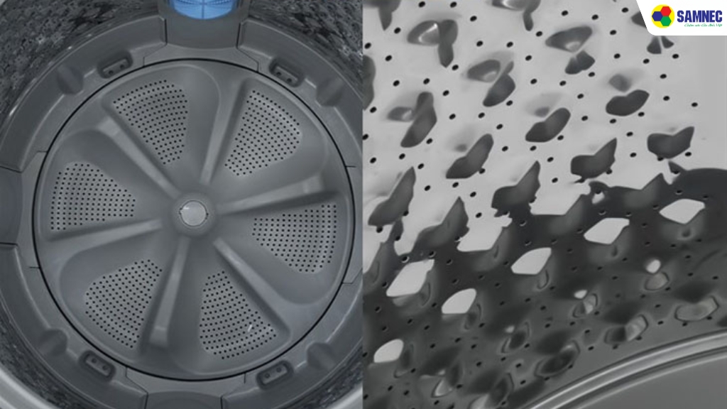 Thiết kế lồng giặt ngôi sao pha lê