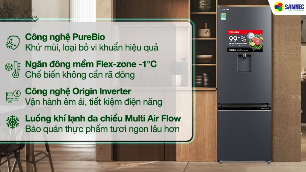 Hiệu quả làm lạnh, bảo quản thực phẩm