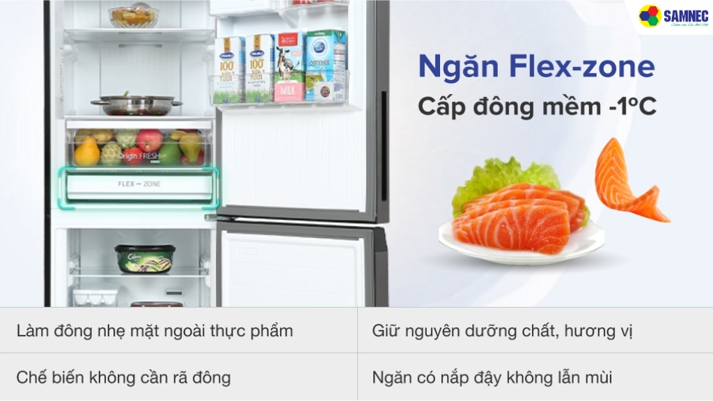 Ngăn Flex-zone
