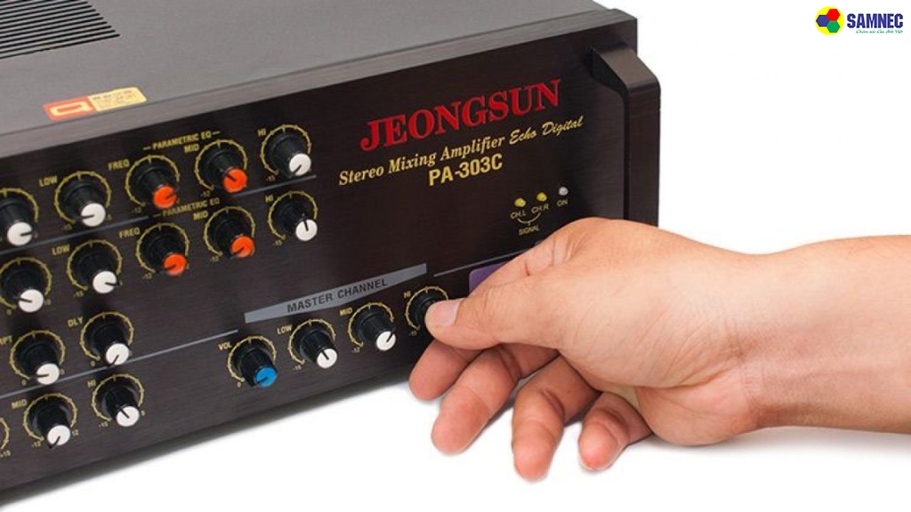 Nguyên nhân 2: Chưa điều chỉnh amply