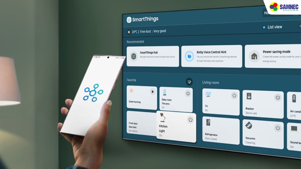 Cách kết nối SmartThings với tivi Samsung