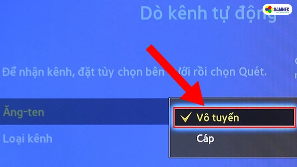 Chọn loại Anten nhà bạn đang sử dụng