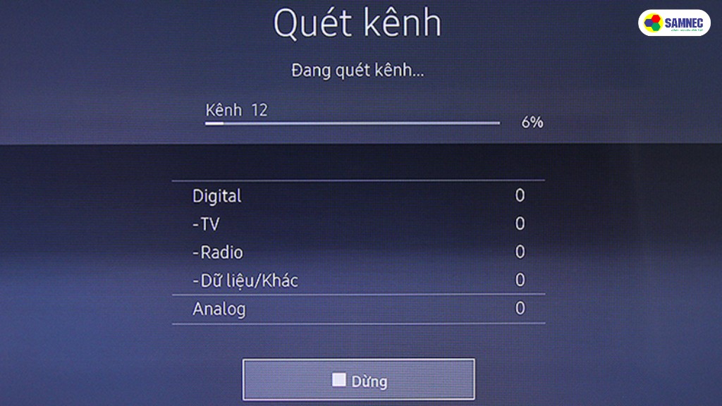 Một số lưu ý khi dò kênh tivi Samsung