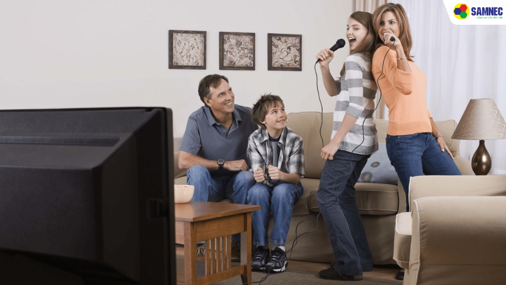 Lợi ích khi hát karaoke tại nhà với tivi Samsung