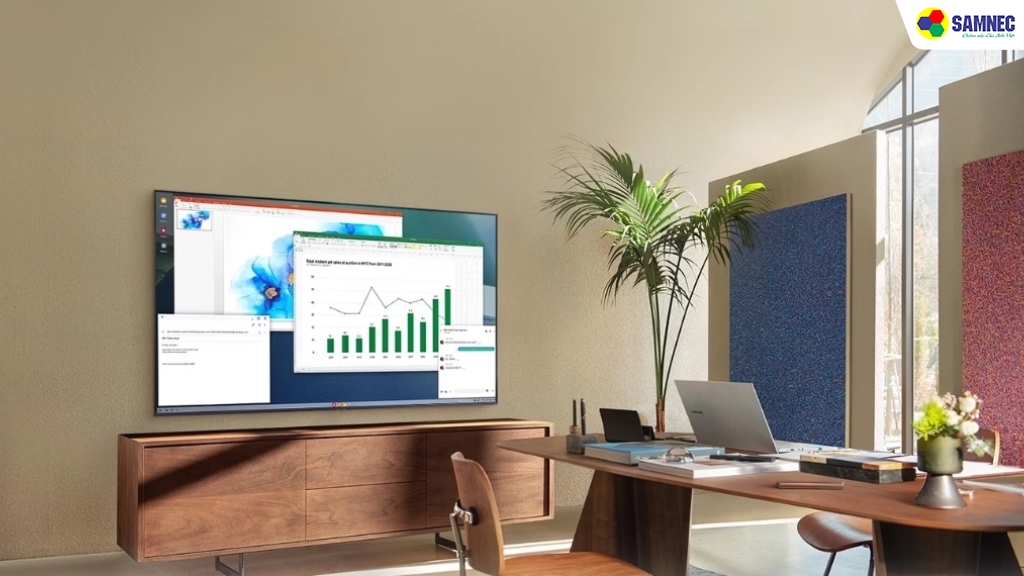 Mở rộng màn hình làm việc