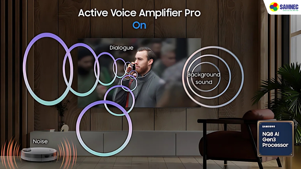 Công nghệ Active Voice Amplifier Pro tivi Samsung