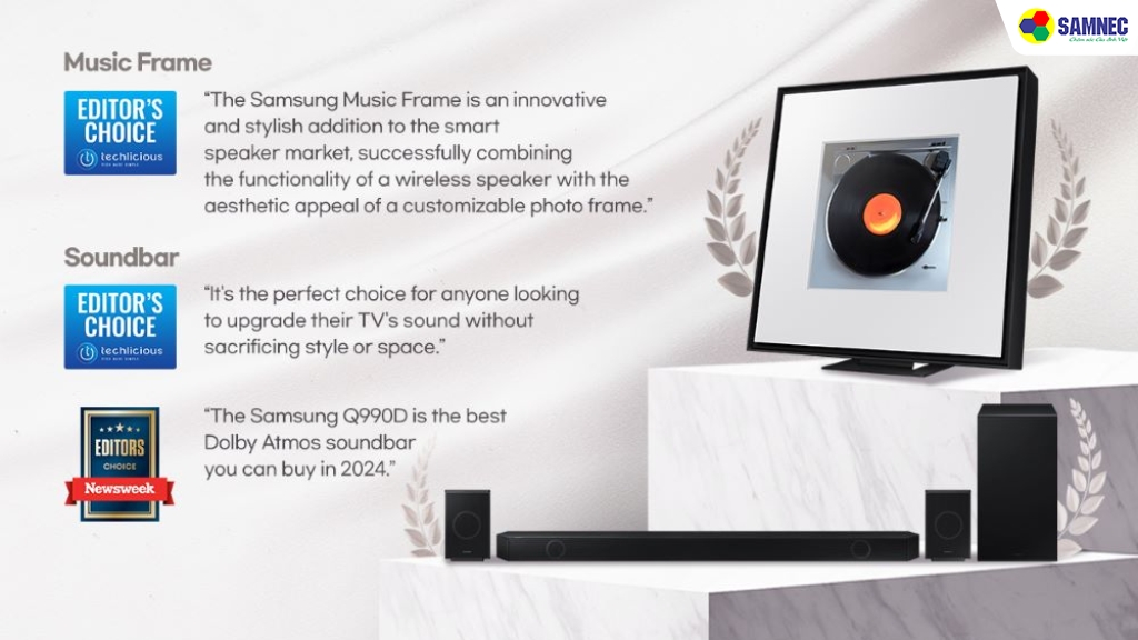 Samsung Music Frame - một chiếc loa đa năng