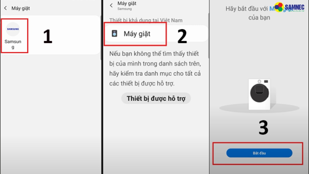 Thêm máy giặt nhà bạn vào SmartThings