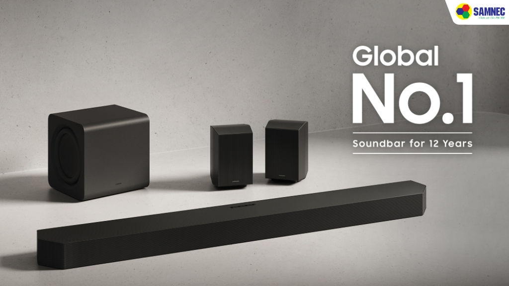 Samsung là thương hiệu loa thanh số 1 toàn cầu 12 năm liên tiếp