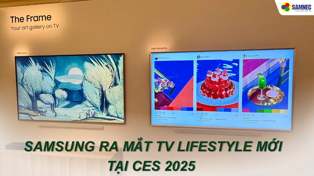Samsung ra mắt TV Lifestyle mới cùng The Frame Pro tại CES 2025
