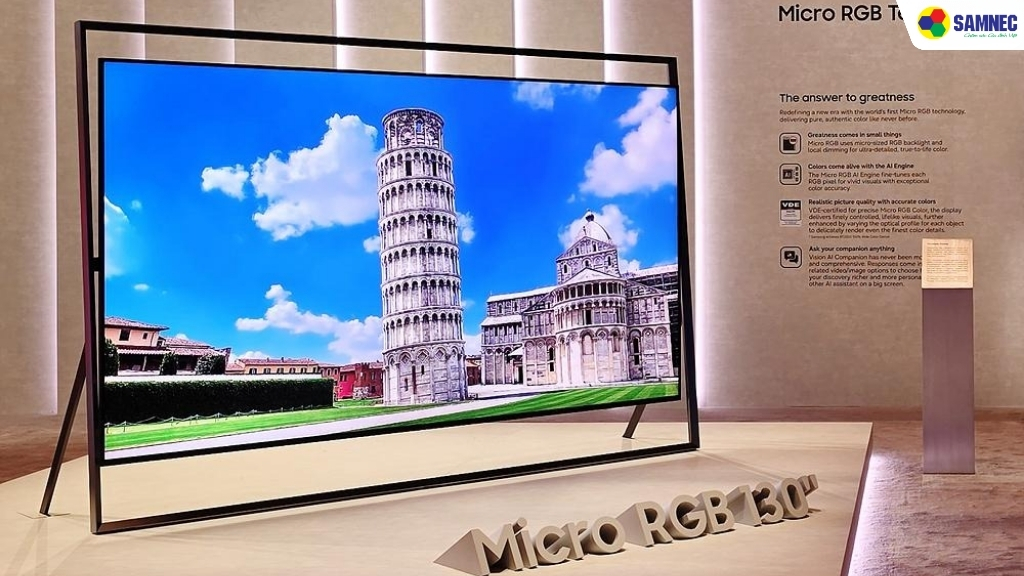 Trải nghiệm xem đỉnh cao tương xứng với kích thước