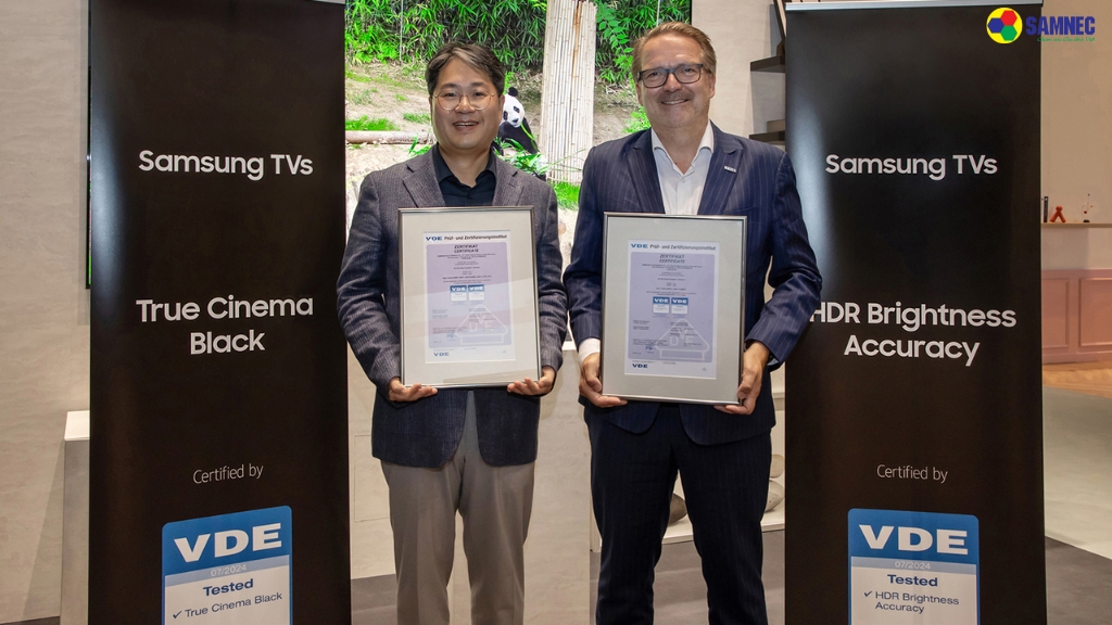 TV Samsung Neo QLED Và QLED 2024 Đạt Chứng Nhận Xuất Sắc Về Chất Lượng Hình Ảnh Từ VDE