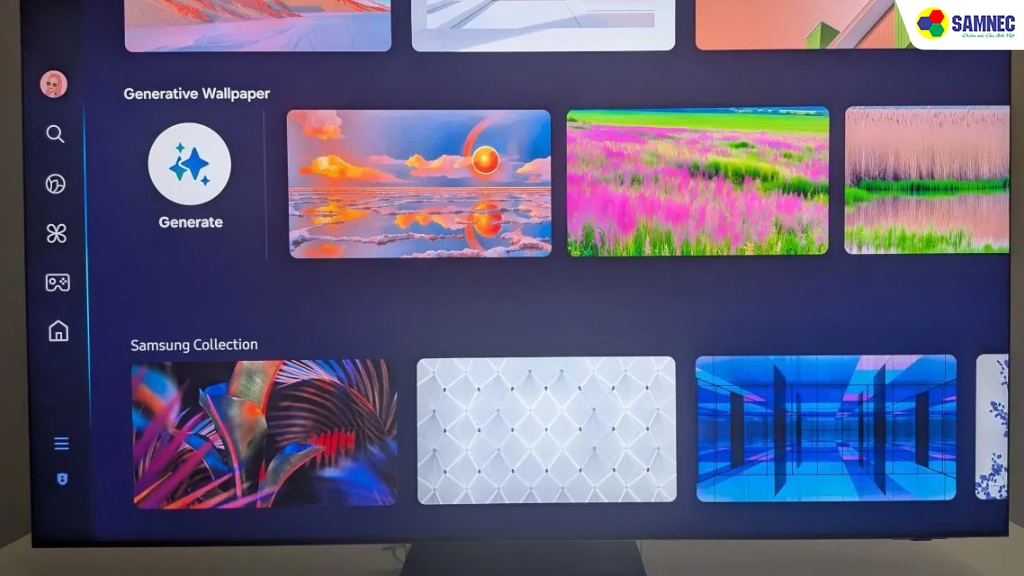 Cách hoạt động của Generative Wallpaper trên Samsung TV