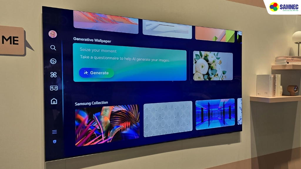 cách sử dụng của Generative Wallpaper trên tivi Samsung