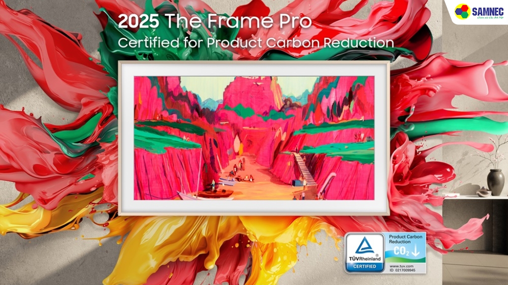 TV Neo QLED 8K và Neo QLED đạt chứng nhận Giảm phát thải Carbon và Dấu chân Carbon