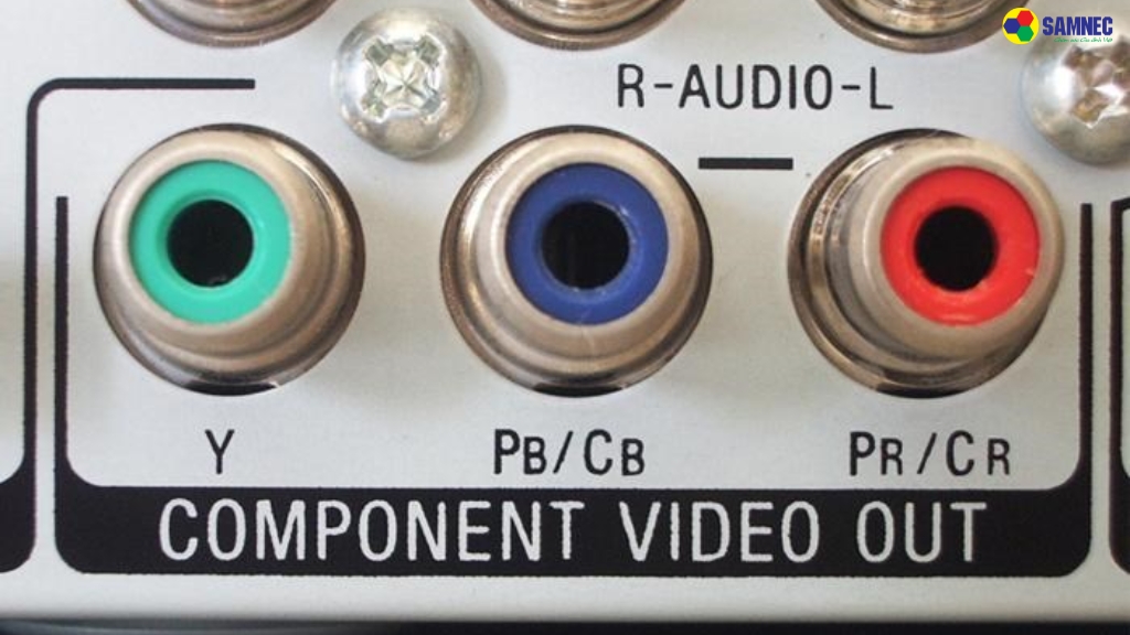 Cổng Component trên tivi Sony