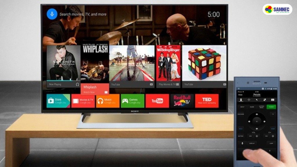 mở tivi Sony không cần điều khiển bằng điện thoại