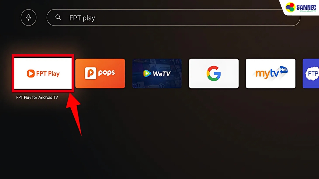 Tìm kiếm ứng dụng FPT Play