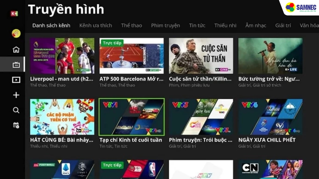  Cách sử dụng ứng dụng K trên tivi Sony