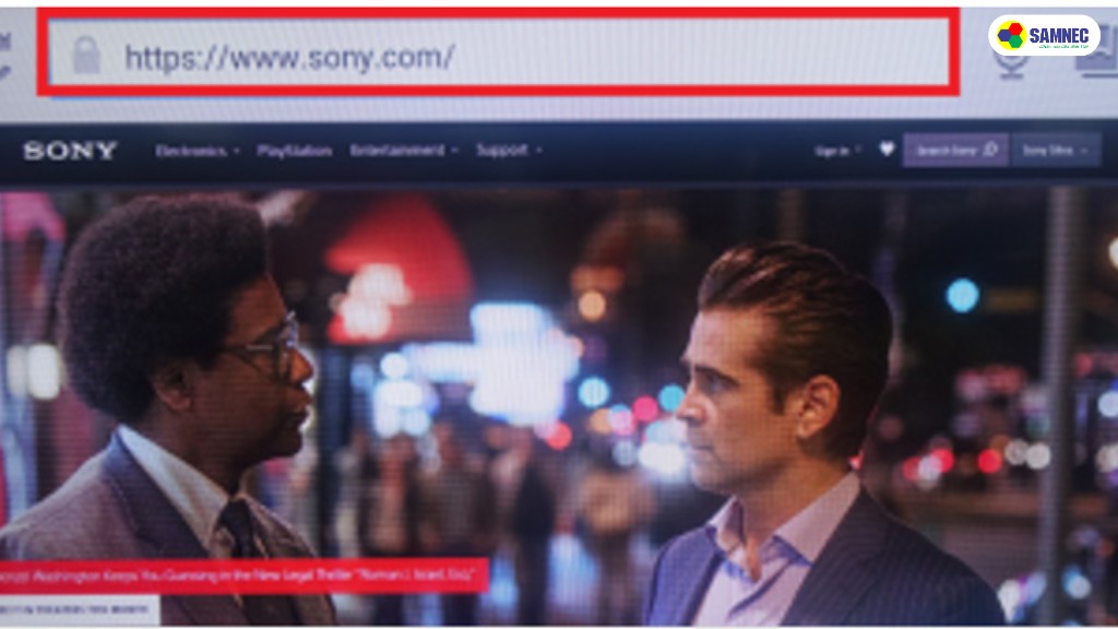 Di chuyển phím mũi tên điều hướng lên đến phần thanh địa chỉ 