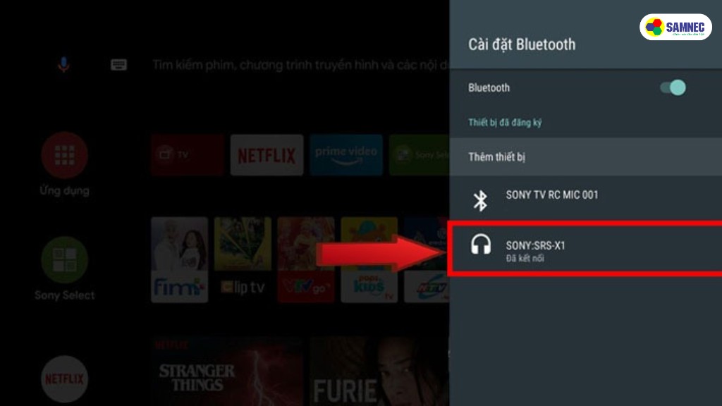 Kiểm tra các thiết bị âm thanh kết nối với tivi