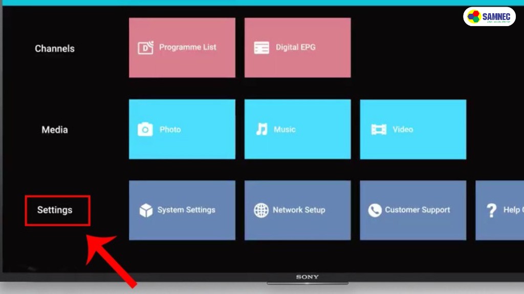 tivi Sony tự động bật tắt