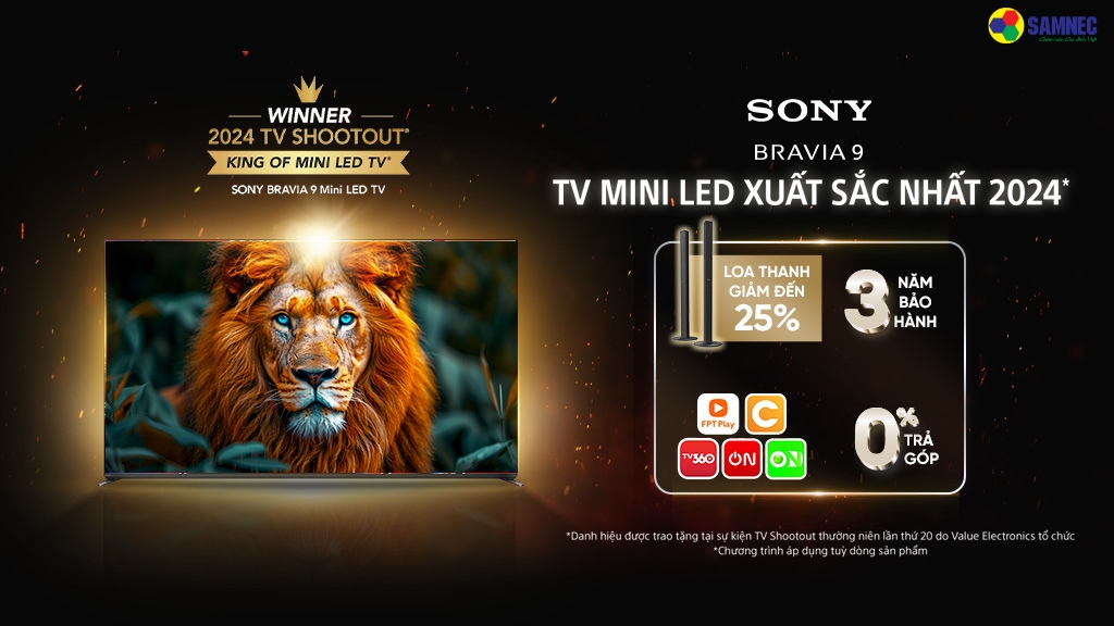 Sony giành trọn hai giải thưởng “King of TV 2024” 