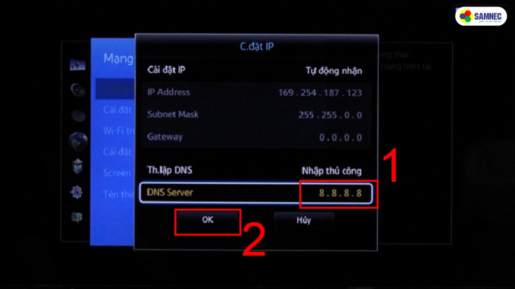 Do lỗi máy chủ DNS