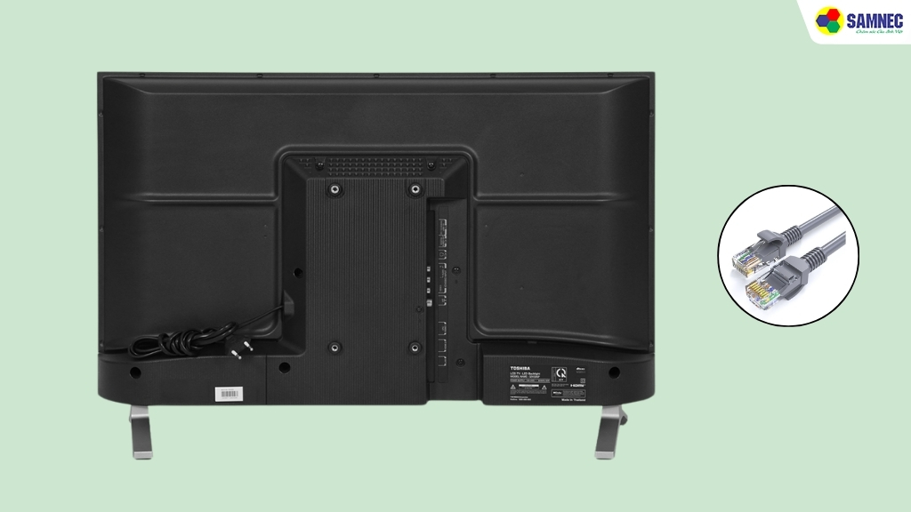 Cách kết nối WiFi cho tivi Toshiba đời cũ có dây