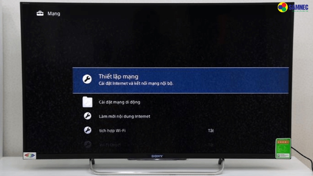 Cập nhật phần mềm tivi Sony