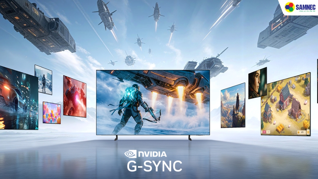TV và Màn hình OLED Samsung 2026 đạt chứng nhận NVIDIA G-SYNC Compatible nâng cấp trải nghiệm chơi game