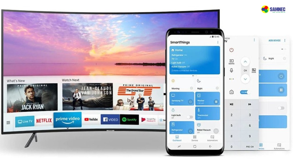 ứng dụng điều khiển tivi Samsung smartThings